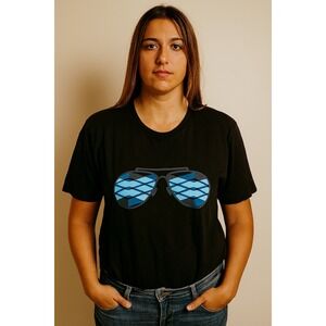 Michael Kors Turquoise‎ Aqua Square Neck Short Sleeve Top Size XL